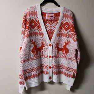 Tipsy Elves Fornicating Reindeer Cardigan
